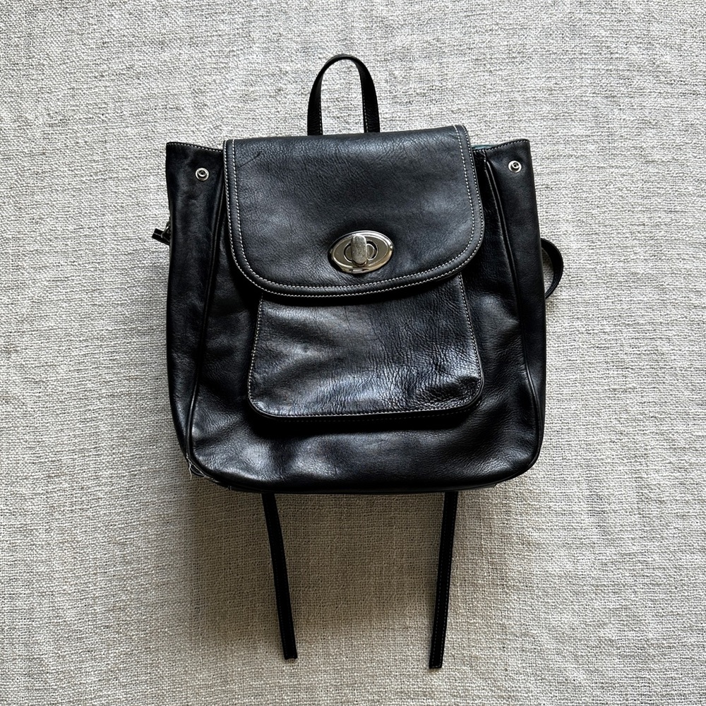 Franklin Covey Leather Backpack
